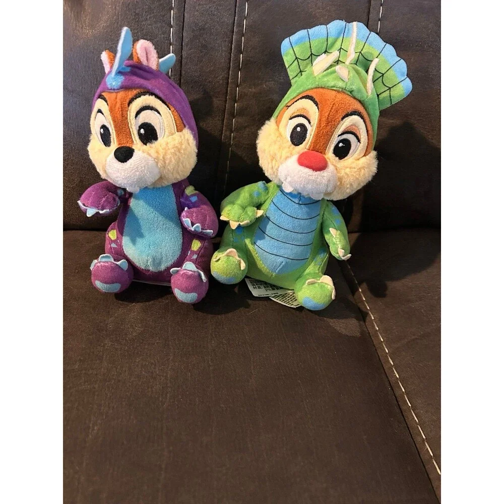 Disney Chip & Dale dinosaur plush